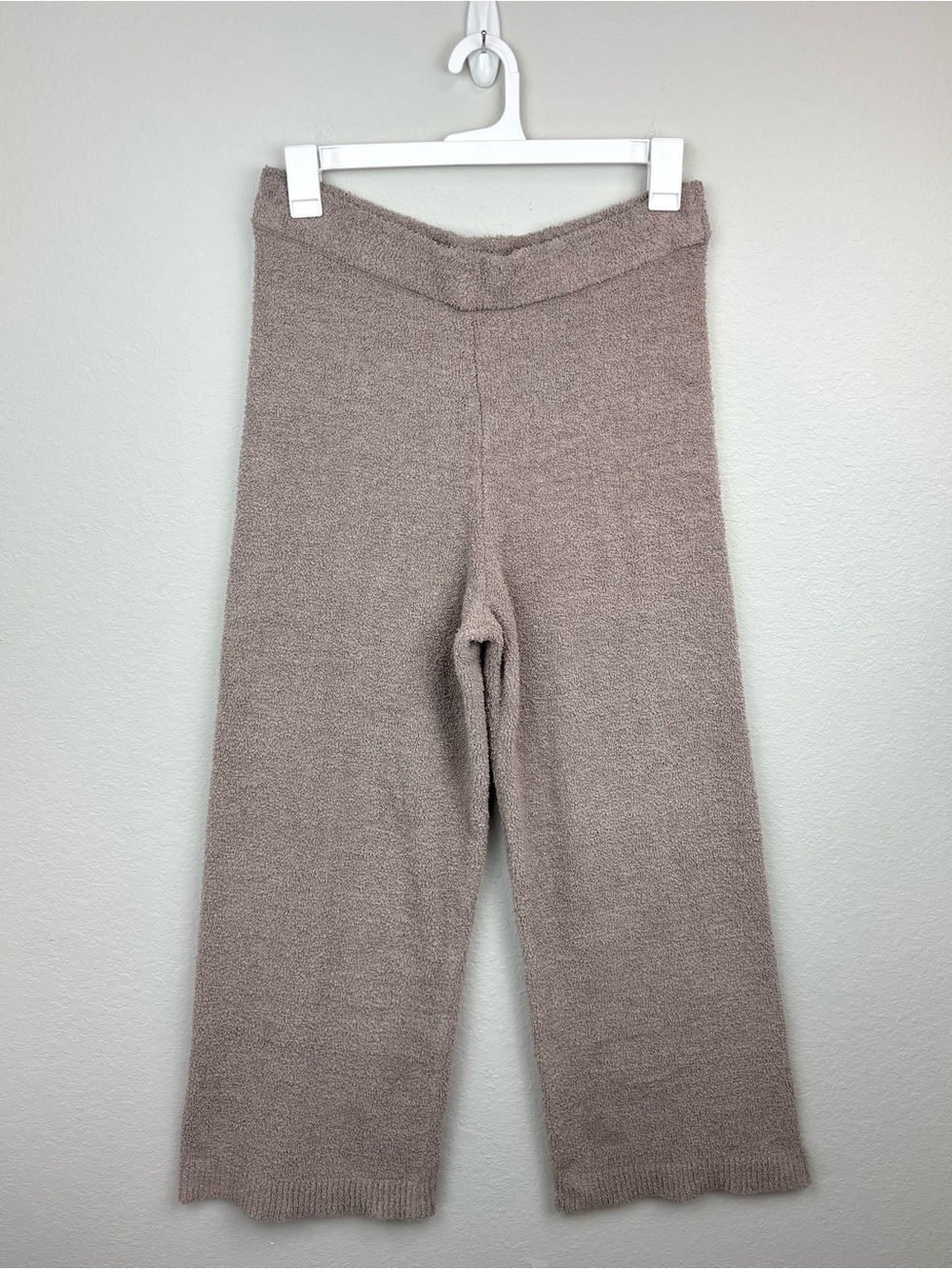 Victoria’s Secret Cozy Soft Taupe Gray Knit Bootcut Pants Size L Loungewear